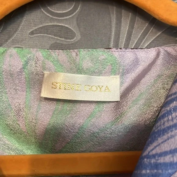 Stine Goya Emmylou Floral Trapunto Hem Top XS - Picture 4 of 9